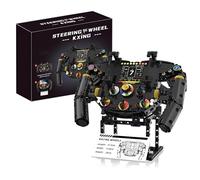 DzirePada Racing Steering Wheel Building Blocks Set, Simulation Steering Wheel Model Toys, Technick Car Desktop Display Bricks Kit for Adults Teens Sprot Car Enthusiasts Collectors-833PCS