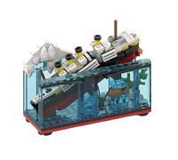DzirePada Titanic Sink Break MOC Building Blocks Set, 247PCS Cruise Ship Shipwreck Boat Model Toys, Boat Construcrion Building Bricks Kit, Ideas Gifts for Fan Kids Adults(22)