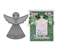 DzIxY an Angel Figure Metal Cutting Dies for Card Making Kit Embossing Paper Die Cuts Set Scrapbook Stencils Supplies Machine Templates