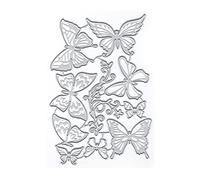 DzIxY Beauty Butterfly Metal Cutting Dies for Card Making Embossing Paper Die Cuts Sets Album Scrapbooking Templates Stencils Storage Pockets