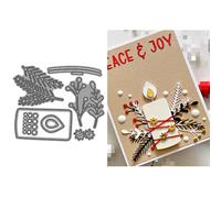DzIxY Birthday Candle Metal Cutting Dies for Card Making Kit Embossing Paper Die Cuts Scrapbook Machine Stencils Storage Pockets Supplies