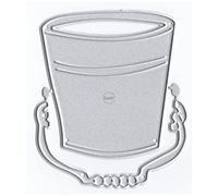 DzIxY Bucket Metal Cutting Dies for Card Making Kit Embossing Paper Die Cuts Scrapbook Machine Stencils Storage Pockets Supplies