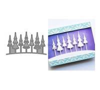 DzIxY Christmas Various Trees Metal Cutting Dies for Card Making Kit Embossing Paper Die Cuts Set Scrapbook Stencils Supplies Machine Templates