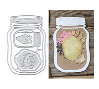 DzIxY Delicious Bottle Strawberry Metal Cutting Dies for Card Making Embossing Paper Die Cuts Sets Album Scrapbooking Templates Stencils Storage Pockets