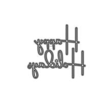 DzIxY English Word Happy Holidays Metal Cutting Dies for Card Making Kit Embossing Paper Die Cuts Scrapbook Machine Stencils Storage Pockets Supplies