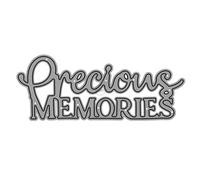 DzIxY English Words Memories Metal Cutting Dies for Card Making Kit Embossing Paper Die Cuts Scrapbook Machine Stencils Storage Pockets Supplies
