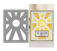 DzIxY Geometry Patchwork Background Plate Metal Cutting Dies for Card Making Kit Embossing Paper Die Cuts Set Scrapbook Stencils Supplies Machine Templates