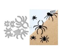 DzIxY Halloween Animal Spiders Metal Cutting Dies for Card Making Kit Embossing Paper Die Cuts Set Scrapbook Stencils Supplies Machine Templates