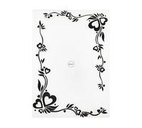 DzIxY Heart Lace Plastic Embossing Folders for Cards Making Supplies DIY Paper 3D Scrapbook Stencils Album Crafts Decoration Template