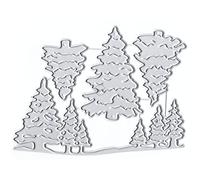DzIxY Irregular Overlap Trees Metal Cutting Dies for Card Making Embossing Paper Die Cuts Sets Album Scrapbooking Templates Stencils Storage Pockets