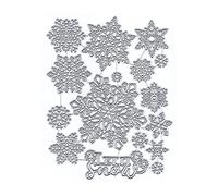 DzIxY Irregular Snowflake Metal Cutting Dies for Card Making Kit Embossing Paper Die Cuts Sets Scrapbooking Machine Stencils Storage Pockets Supplies