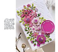 DzIxY Mother's Day Card Metal Cutting Dies for Card Making Kit Embossing Paper Die Cuts Scrapbook Machine Stencils Storage Pockets Supplies