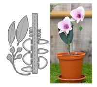 DzIxY Patchwork Peach Blossom Flowers Leaves Metal Cutting Dies for Card Making Kit Embossing Paper Die Cuts Set Scrapbook Stencils Supplies Machine Templates