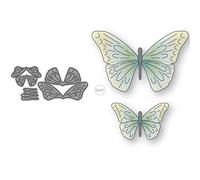 DzIxY Patchwork Two Butterflies Metal Cutting Dies for Card Making Kit Embossing Paper Die Cuts Set Scrapbook Stencils Supplies Machine Templates