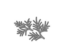 DzIxY Pine Leaves Metal Cutting Dies for Card Making Kit Embossing Paper Die Cuts Scrapbook Machine Stencils Storage Pockets Supplies