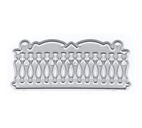 DzIxY Retro Fence Metal Cutting Dies for Card Making Kit Embossing Paper Die Cuts Scrapbook Machine Stencils Storage Pockets Supplies