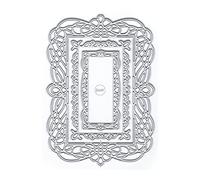 DzIxY Retro Rectangle Lace Metal Cutting Dies for Card Making Kit Embossing Paper Die Cuts Scrapbook Machine Stencils Storage Pockets Supplies