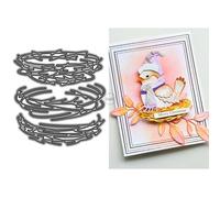DzIxY Shadow Bird's Nest Metal Cutting Dies for Card Making Kit Embossing Paper Die Cuts Scrapbook Machine Stencils Storage Pockets Supplies