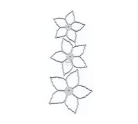 DzIxY Triple Overlap Flower Border Metal Cutting Dies for Card Making Kit Embossing Paper Die Cuts Sets Scrapbooking Machine Stencils Storage Pockets Supplies