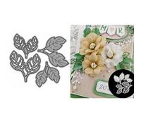 DzIxY Two Kinds of Leaves Metal Cutting Dies for Card Making Kit Embossing Paper Die Cuts Set Scrapbook Stencils Supplies Machine Templates