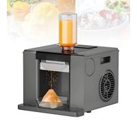 DzkZen Snowflake Ice Machine, Automatic Shaver Machine - 280W Fast Cooling, 60Kg/24H For Cold Drink Shops, Restaurants, And Households Grey