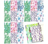 Dzmuero Dividers Index Page A4, File Dividers, Folder Dividers, Plastic Index Tab Binder Dividers for Notebooks Travel Diary, 3 Sets(18 Pcs)