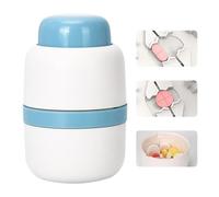 Dzmuero Pill Cutter, Tablet Cutter for Pills, Tablet Cutter, Food Grade Material, Compact and Portable, 1 Divided Into 2, 1 Divided Into 4, Multifunctional Medicine Cutter, Medicine Box (Blue)