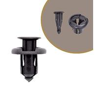 DZMZL 30 Nylon Push-Type Clips Retainer Front and Rear Bumper Fasteners Rivets for Honda Civic Accord CR-V Odyssey S2000 for Acura CL TSX TL RL MDX