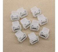 DZMZL Interior Door Trim Molding Retaining Clips Qty 10 Plastic Grommet For BMW E38 E39 525i 528i 740i M5