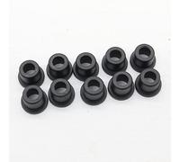 DZMZL Mounting Grommets X10 Black Rubber Fit 82mm Front Bonnet Hood & 74mm Trunk Roundel Emblem Logo for BMW 51-14-1-807-495
