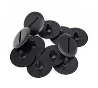 DZMZL Rocker Panel Moulding Clip Qty 5 Black for Mercedes-Benz Side Skirt Sill Cover Trim # 0009917498