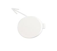 DZNEFYUP 6R0807241 Front Bumper Tow Hook Cover Cap Towing Eye For VW For POLO 6R 2009 2010 2011 2012 2013 6R0 807 241 Car Towing Eye Cover(White)