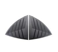 DZNEFYUP Car Side Window Louver Cover For Tesla For Model Y 2023 Accessories Rear Window Spoiler Splitter Cover Accessories(Glossy Carbon Fiber)
