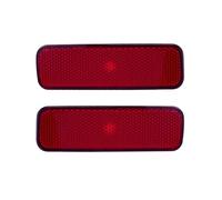 DZNEFYUP Car Tail Stop Lamp 2x Rear Bumper Reflector Red Lens No Light For Transit Van 2014 2015 2016 -