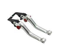 DZNEFYUP Clutch Brake Lever Clutch Lever Brake Lever Set Adjustable Handle Levers Motorcycle Parts for NC750 S X for Rebel CMX 500 300 2014-2021(Silver red)