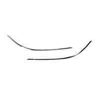 DZNEFYUP For Benz C-Class W204 Standard Facelift 2011 2012 2013 2014 2pcs Front Bumper Lower Chrome Molding Trim Front Radiator Grilles