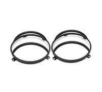 DZNEFYUP For Jeep For Wrangler JK 2007-2017 Car Front Lamp Cover Guard Protective Lamp Hood 2PCS Front Radiator Grilles