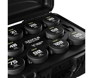 DZOFILM Cine Lens Vespid Prime 10-Lens Kit (16 T2.8 + /21/25/35/40/50/75/100/125 T2.1 + Macro 90 T2.8) metric