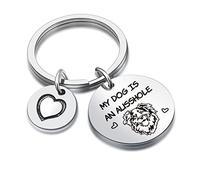 DZOSW Australian Shepherd Lover Keyring Christmas Keychain Sister Birthday Gift Cousin Keychain, Australian Shepherd Lover Keychain, Standard