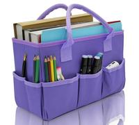 DZOZO Desktop File Folder Tote Storage Organizer Art Craft Storage Bag Foldable Gardening Tool Bag Teacher Office Supplies Tote Bag Art Organizer Craft Tote Bag
