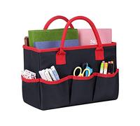 DZOZO Desktop File Folder Tote Storage Organizer Art Craft Storage Bag Foldable Gardening Tool Bag Teacher Office Supplies Tote Bag Art Organizer Craft Tote Bag