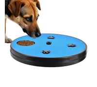 DzpKrka Adjustable Dog Nail Scratch Board With Treat Box 33x33x4cm Rotating Dog Nail Scratch Pad, Anti-slip Interactive DogNail File Scratchs Pad, For Furniture Couch Floor Car Training Foraging