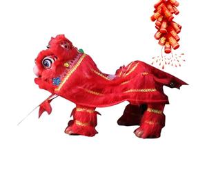 DzpKrka Asian Style Puppet - Lion Dance Cultural Puppet with Threads, Cultural Toy Artistic Design for Parties Classrooms Theatre, Family Performances and Artistic Performances