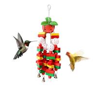 DzpKrka Bird Foraging Toys - Chewing Bird Toys for Conures - Interactive Games for Beak Grinding Chewing Climbing Parrot African Grey Finch Lovebirds Cockatoo Indoor Outdoor