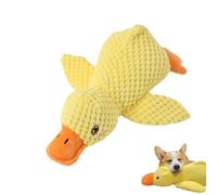 DzpKrka Calming Duck Dog Toy, 25x20x9.5cm Duck Dog Toy, Squeaky Dog Toys Duck, Puppy Chew Doll, Plush Flat Mouth Duck Pet Dolls, Stuffed Dog Toys For Dogs And Breeds