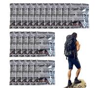 DzpKrka Camping Toilet Gel, 50 Bags of Solidifying Dust for Camping - Safe and Portable Odor Neutralizer for Camping Home Pets Outdoor Travel Adults Public