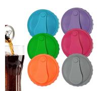 DzpKrka Can Covers for Soda - Pop Can Lids Covers - Reusable Fresh-Keeping Carbonation-Preserving Kitchen Tool for Beer Juice Beverage Storage Energy Drink