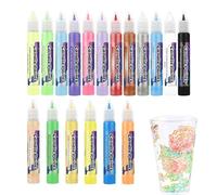 DzpKrka Candle Markers - 18 Colours Art Supplies for Beginners Easy to Use - Pencils for Candle Decoration, Birthday Party Decoration, Weddings Blessing and