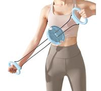 DzpKrka Chest Trainer | Rotation with Steering Wheel and Non-Slip Handle - Arm Muscle Exerciser for Gym, Home, Travel, Men and Women, Muscle Development