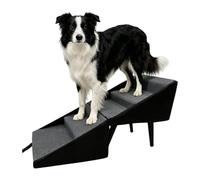 DzpKrka Dog Stairs for Bed - Non-Slip Heavy Duty Stairs Ramp Ottoman,Pet Step Ladder - for Couch Sofa Car Furniture Living Room Bedroom Indoor Outside Bedside Senior Elderly Pets
